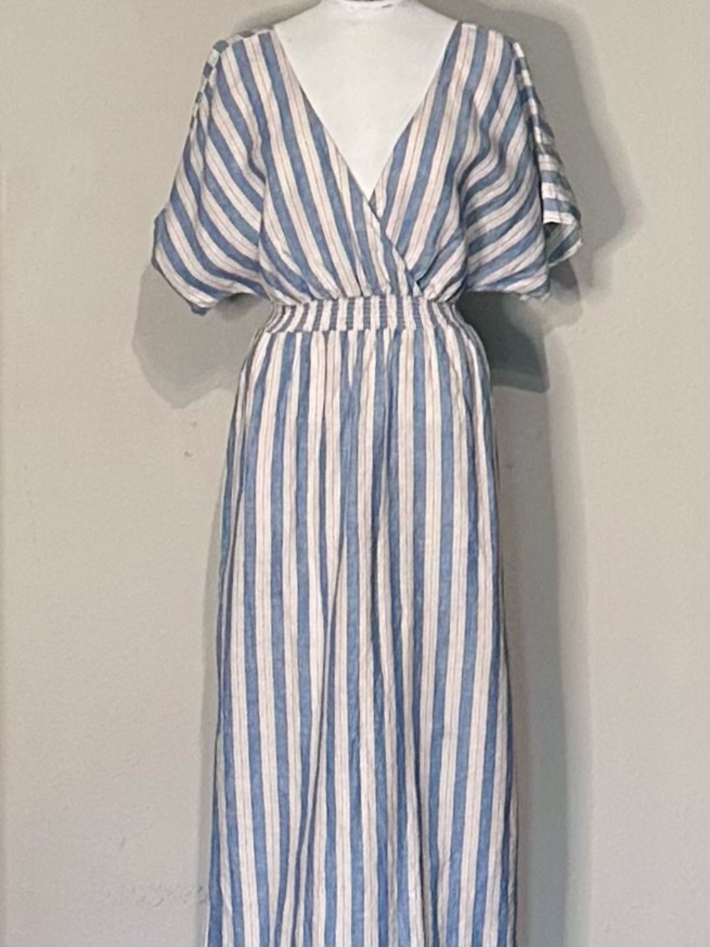BODEN | linen blend kaftan/maxi dress - Picture 5 of 12